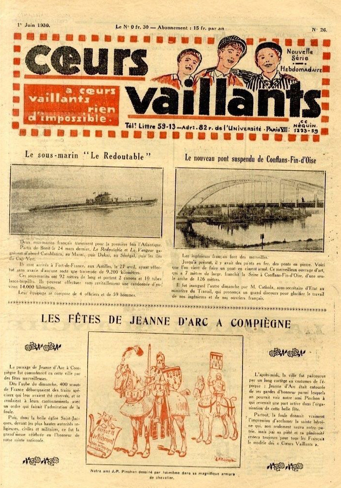 Coeurs Vaillants n°26 de 1930