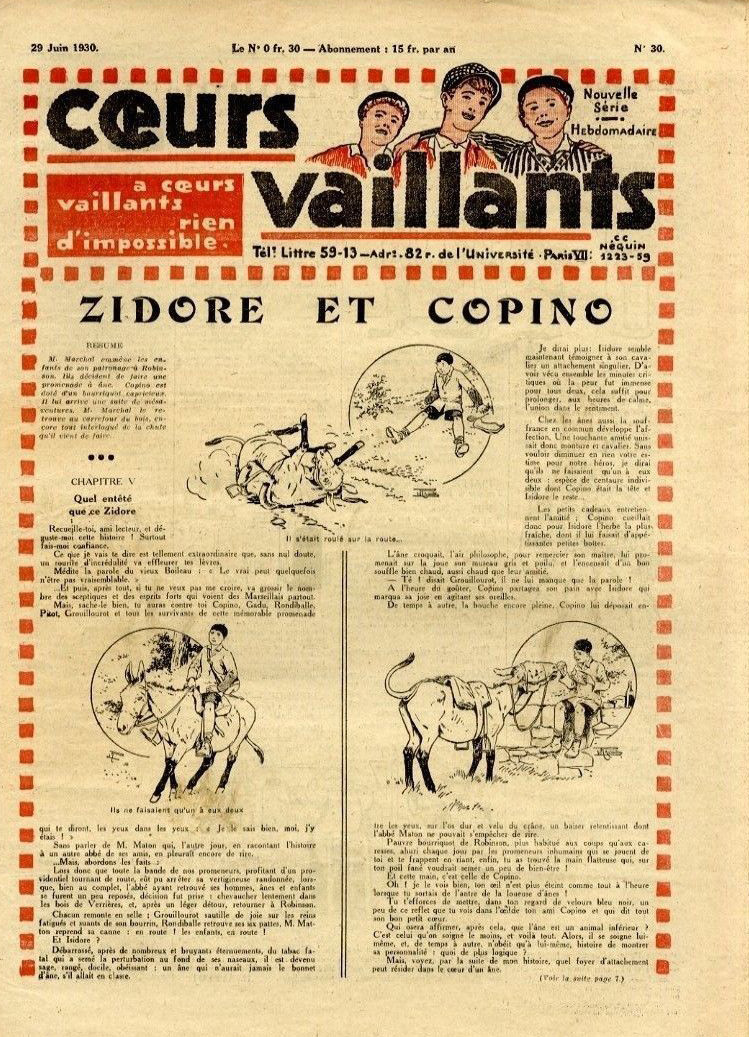 Coeurs Vaillants n°30 de 1930
