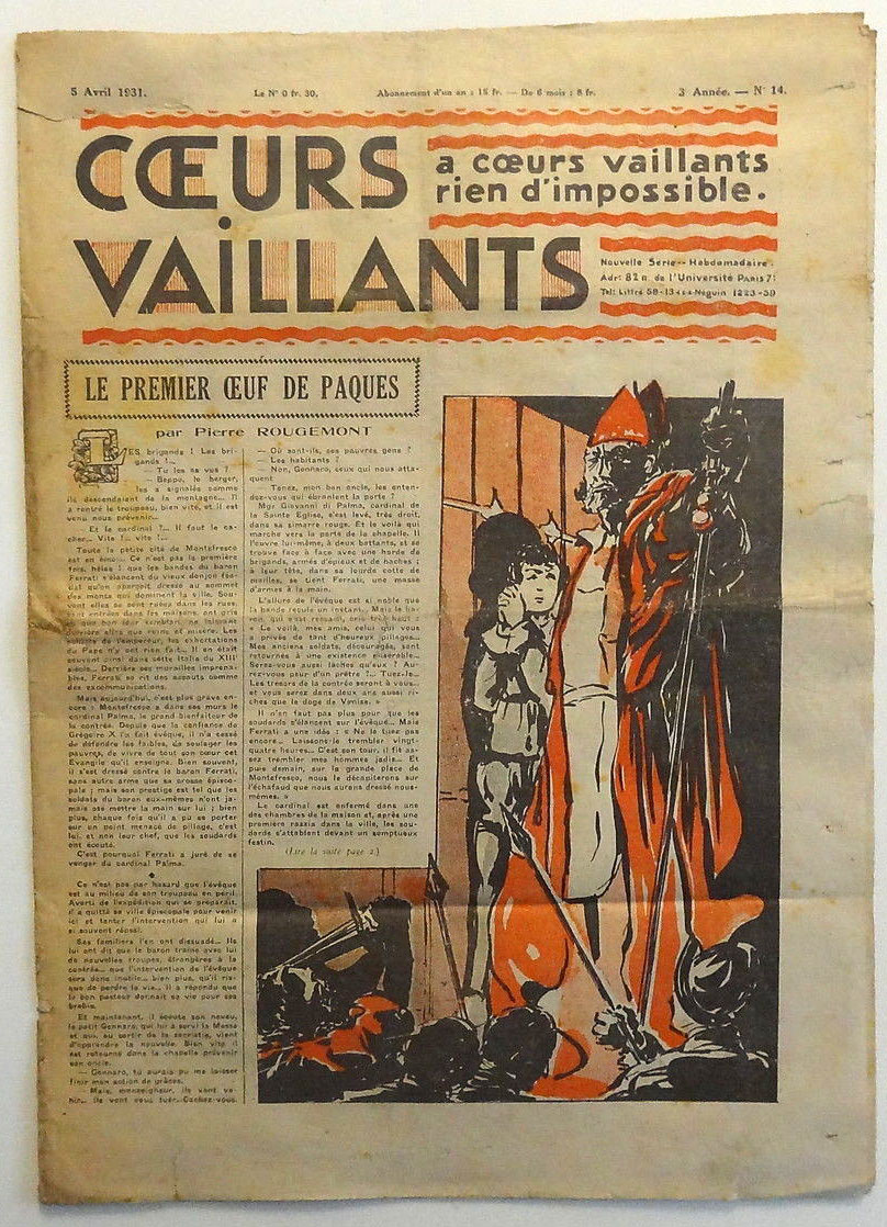 Coeurs Vaillants n°14 de 1931