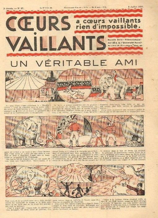 Coeurs Vaillants n°27 de 1931