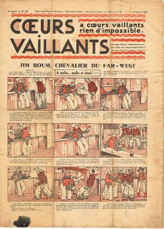 Coeurs Vaillants n°15 de 1932