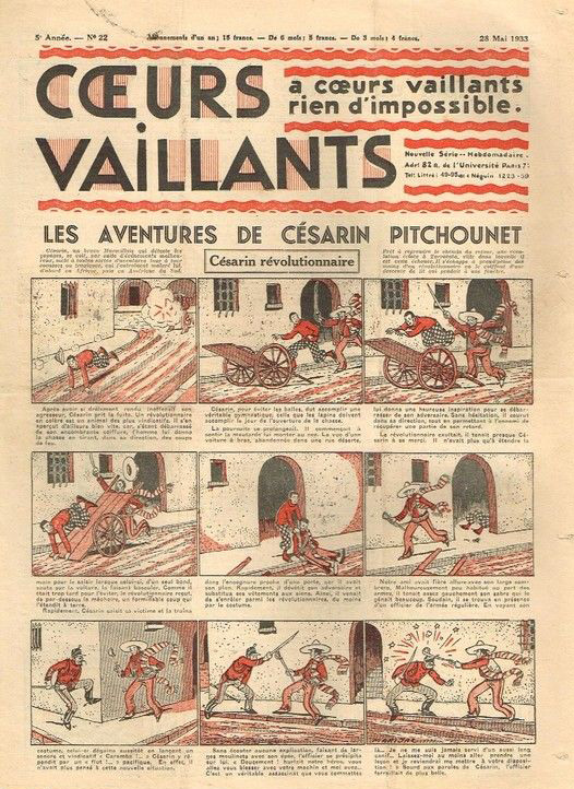 Coeurs Vaillants n°22 de 1933