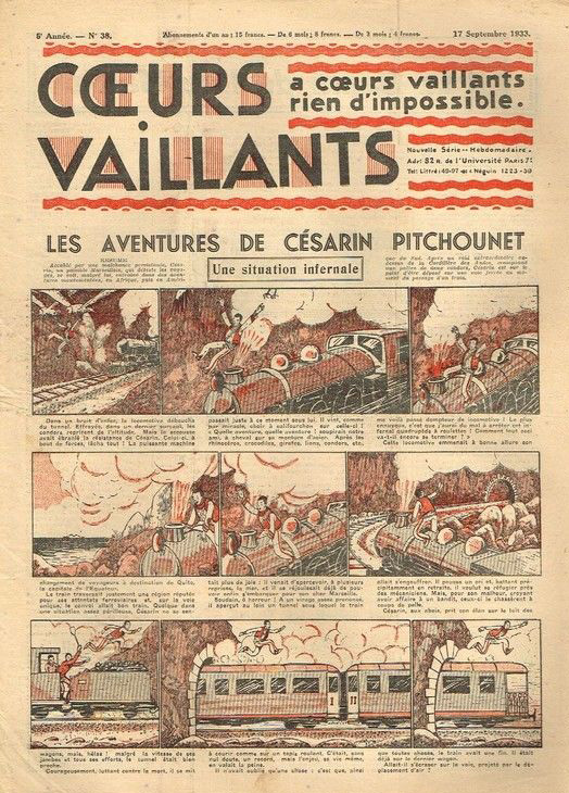 Coeurs Vaillants n°38 de 1933
