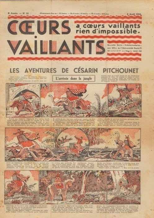 Coeurs Vaillants n°15 de 1934