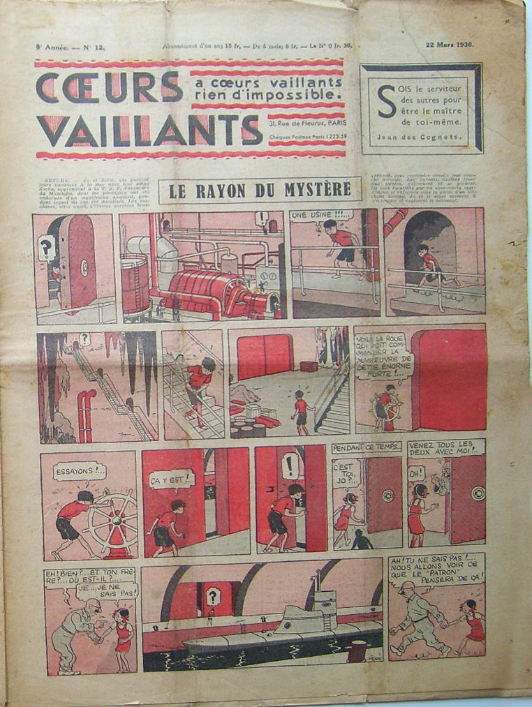 Coeurs Vaillants n°12 de 1936