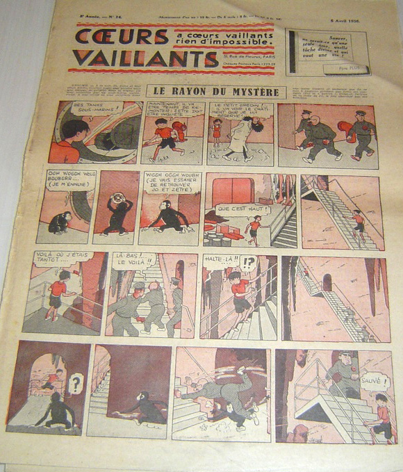 Coeurs Vaillants n°14 de 1936