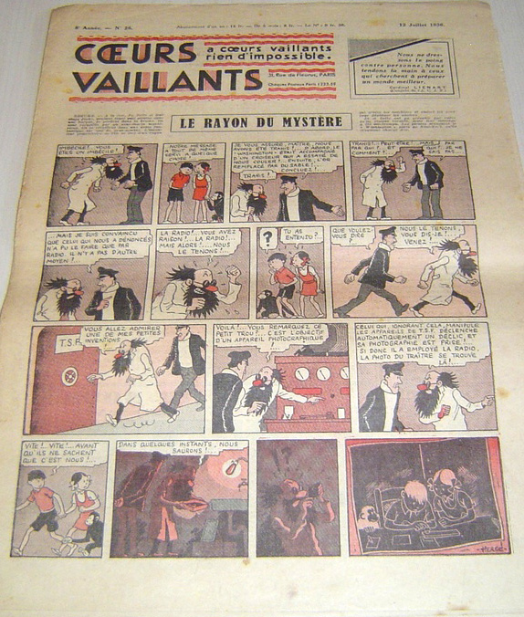 Coeurs Vaillants n°28 de 1936