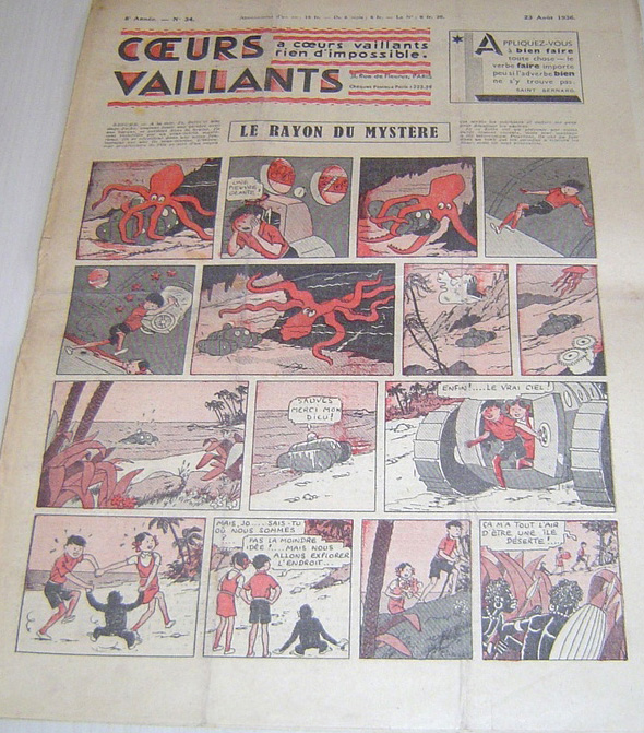 Coeurs Vaillants n°34 de 1936
