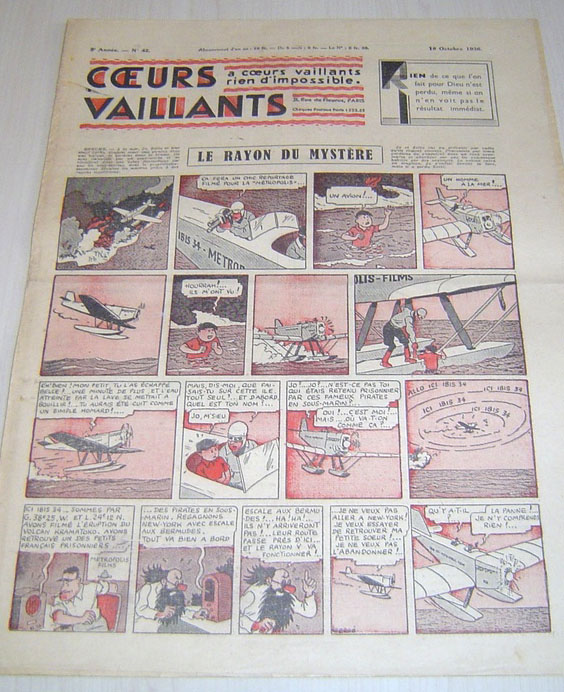 Coeurs Vaillants n°42 de 1936