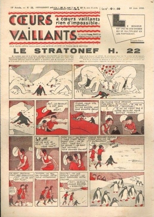 Coeurs Vaillants n°25 de 1938