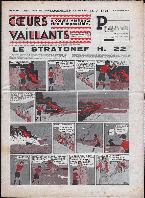 Coeurs Vaillants n°45 de 1938