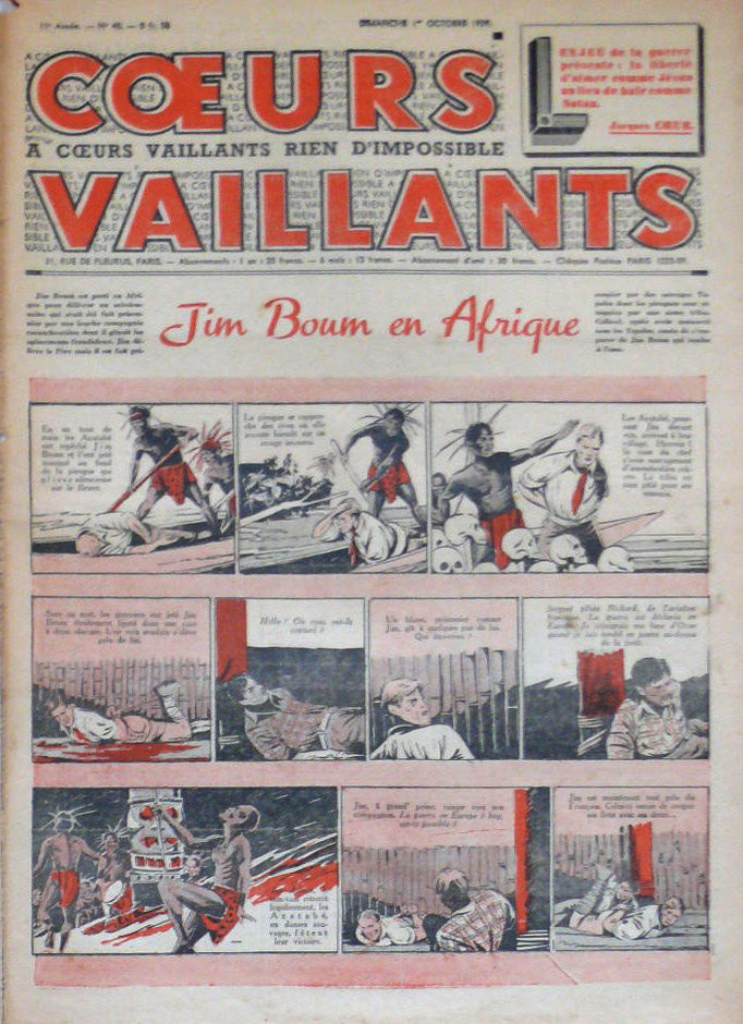 Coeurs Vaillants n°40 de 1939