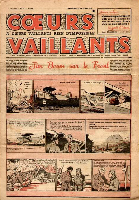 Coeurs Vaillants n°43 de 1939