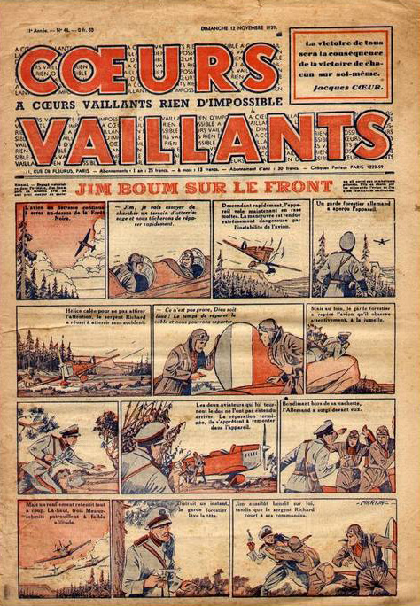 Coeurs Vaillants n°46 de 1939
