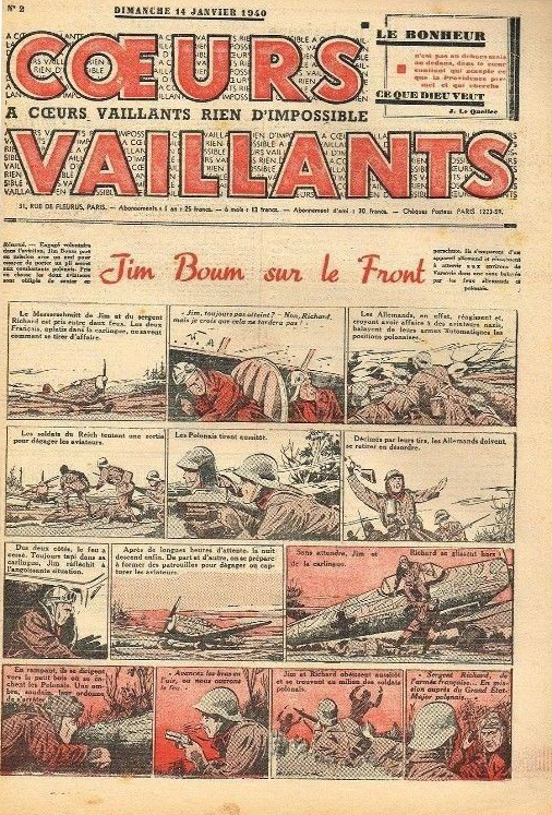 Coeurs Vaillants n°2 de 1940