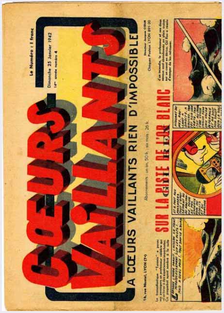 Coeurs Vaillants n°4 de 1942