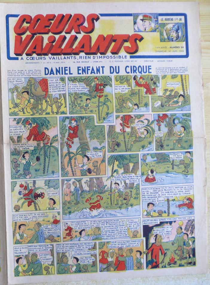 Coeurs Vaillants n°24 de 1942