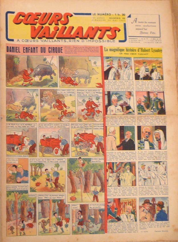 Coeurs Vaillants n°22 de 1943