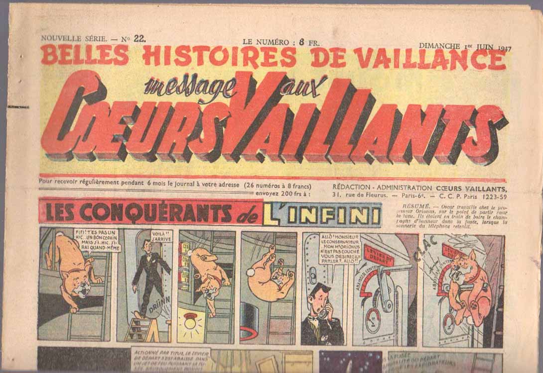 Coeurs Vaillants n°22 de 1947