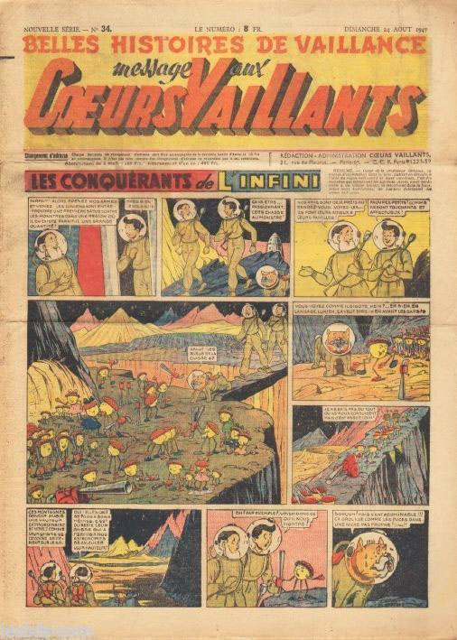Coeurs Vaillants n°34 de 1947