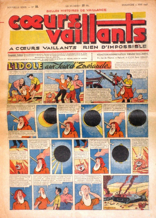 Coeurs Vaillants n°18 de 1948