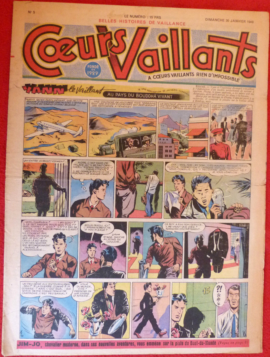 Coeurs Vaillants n°5 de 1949